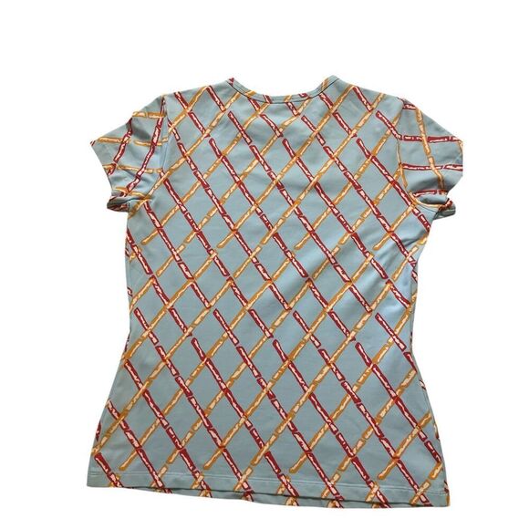 J. McLaughlin top bamboo print sz Small - Picture 2 of 3